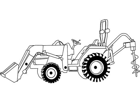 Top 20 Printable Tractor Coloring Pages - Online Coloring Pages