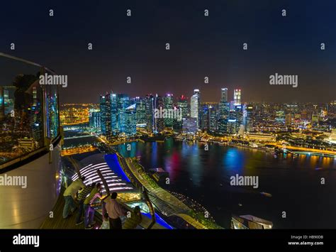 Singapore city skyline Stock Photo - Alamy