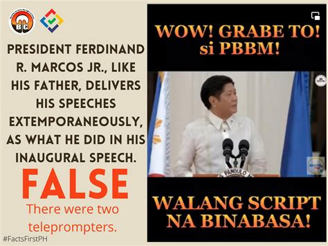 FACT CHECK: President Ferdinand R. Marcos Jr., like his father ...