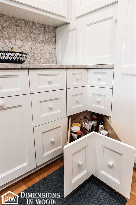 Corner Cabinet with Drawers in Kitchen Remodel | Columbia, MO