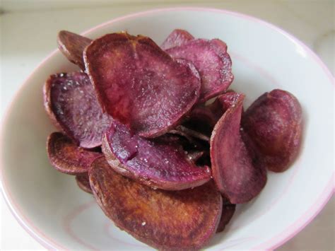 purple sweet potato chips - youarebecauseyoueat You Are Because You Eat