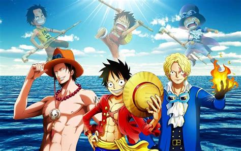 ONE PIECE – The 3 brothers ( Ace, Luffy & Sabo ) | One piece comic, Ace ...