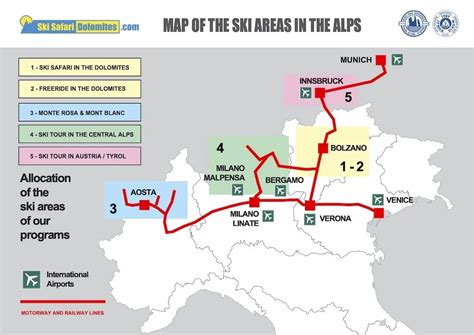 Map Of Ski Resorts In Italy - Jobie Lynelle