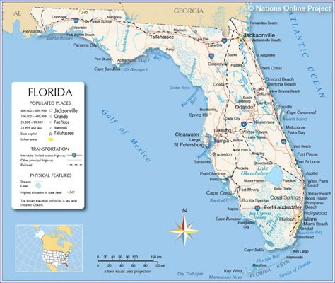 Map Of Florida Gulf Coast Beach Towns - Printable Maps