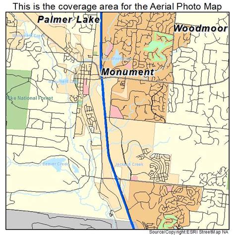 Aerial Photography Map of Monument, CO Colorado