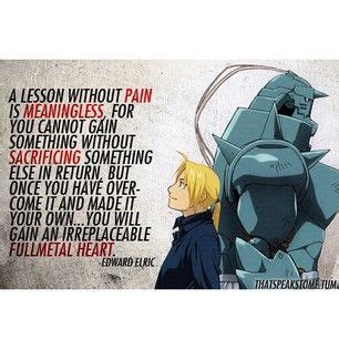 Quote #Edward Elric #Alphonse Elric | Fullmetal alchemist quotes ...