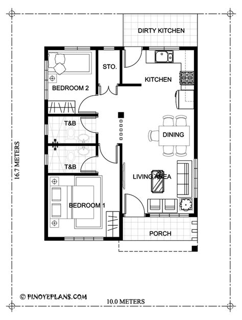 25+ Perfect Small 2 Bedroom House Plans - Real Home Plans