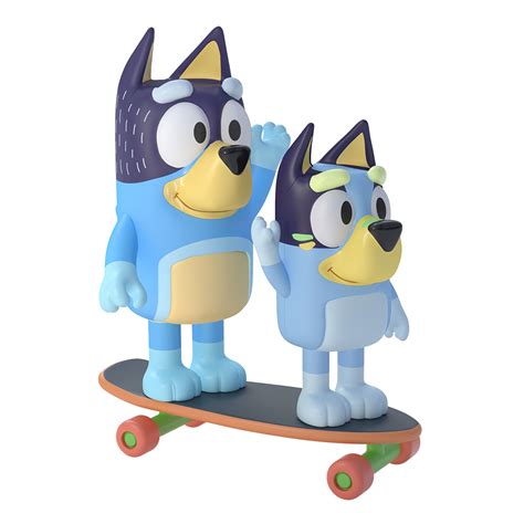 Skateboarding: Bluey & Bandit Figurines - Bluey Official Website