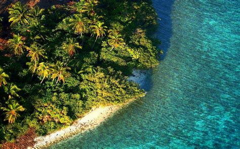 nature, Landscape, Aerial View, Island, Beach, Maldives, Tropical, Sea ...