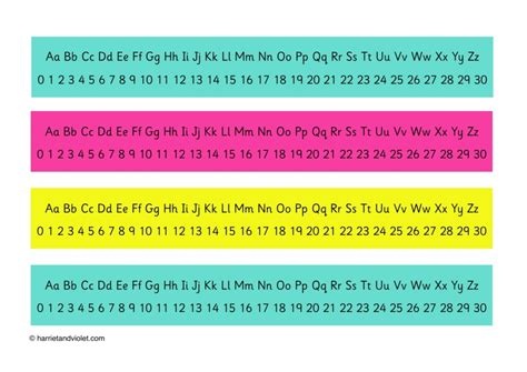 Alphabet Charts / Alphabet Strips - Page 2 - Free Teaching Resources ...