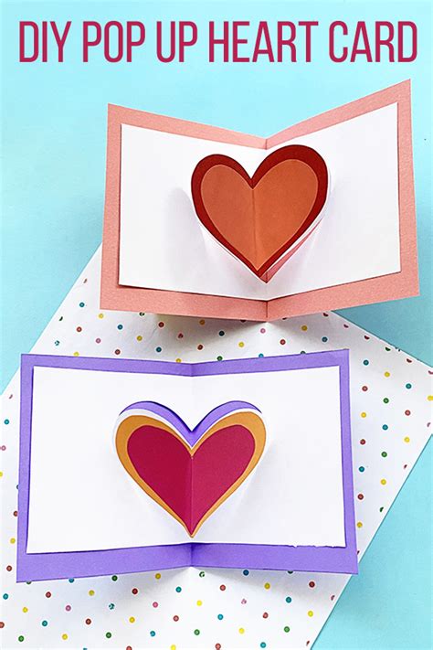 Heart Pop Up Card Craft for Kids