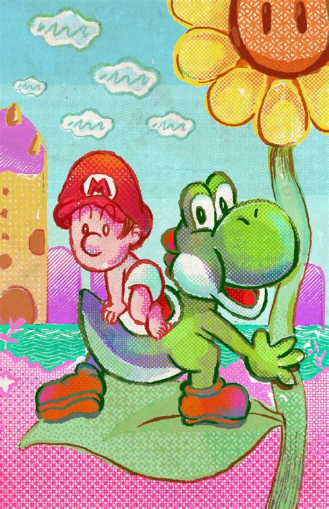 Yoshi's Island Poster by Greenyl on Newgrounds