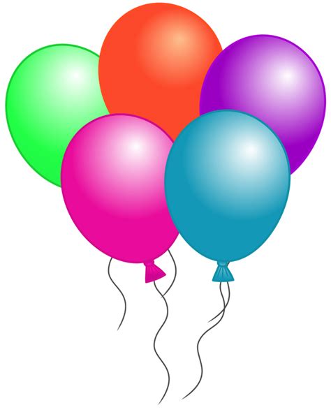 Free Birthday Balloon Clip Art Free Clipart Images | Happy birthday ...