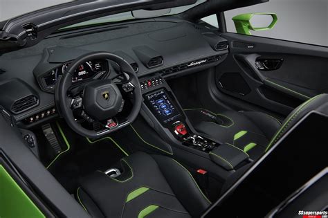 29 verde selvans lamborghini huracan evo spyder interior - SSsupersports