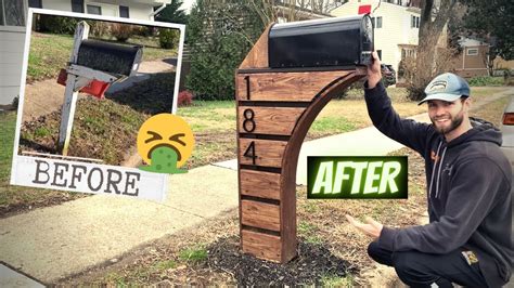 Build a Custom Mailbox | How to build a mailbox and install a mailbox ...