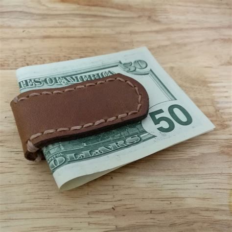 Personalized Money Clip Magnetic Leather Money Clip Engraved