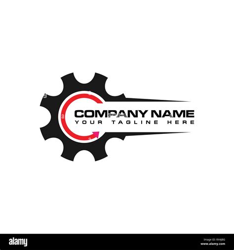 Industrial gear mechanical logo vector Stock Vector Image & Art - Alamy