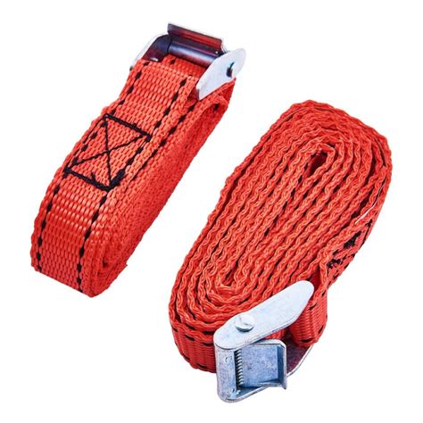 2pc tie down straps (2.5m x 25mm) - Amtech