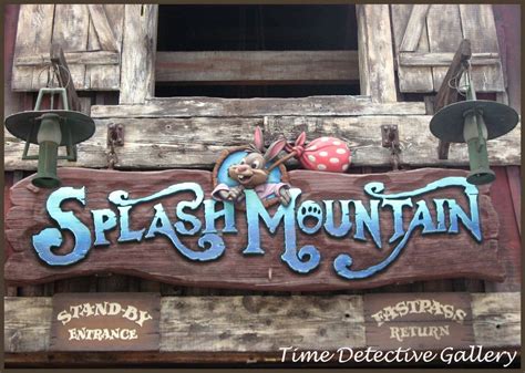 Disneyland "Splash Mountain" Entrance Sign Poster - Available in 4 ...