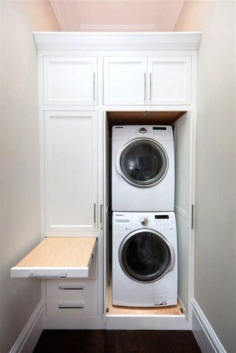 Modern laundry room cabinets and practical storage solutions