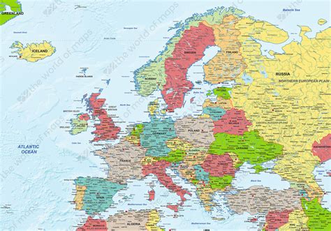 Maps Of Europe And European Countries Political Maps