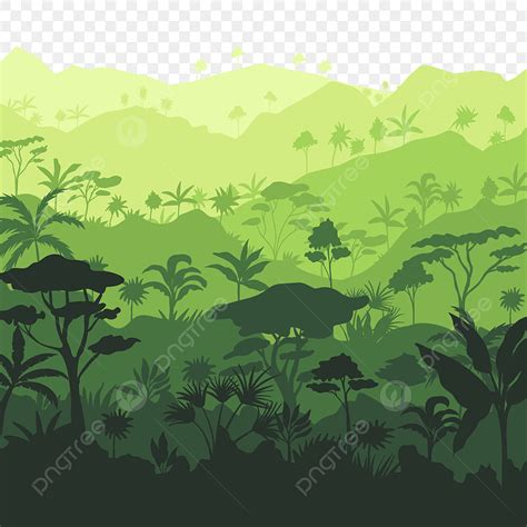 Tropical Rainforest PNG Image, Forest Landscape Tropical Rainforest ...