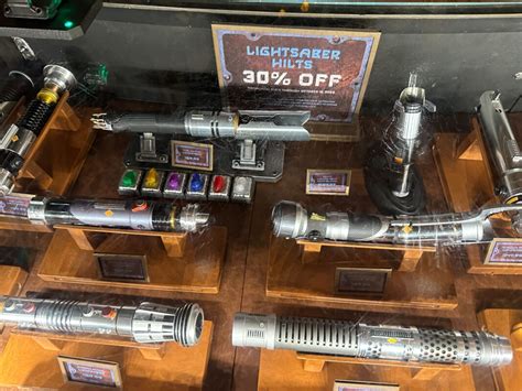 All Lightsaber Hilts at Galaxy's Edge On Sale for 30% Off