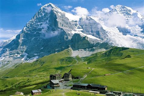 Eiger-Jungfrau Glacier Panorama View departing from Lucerne - Lucerne ...