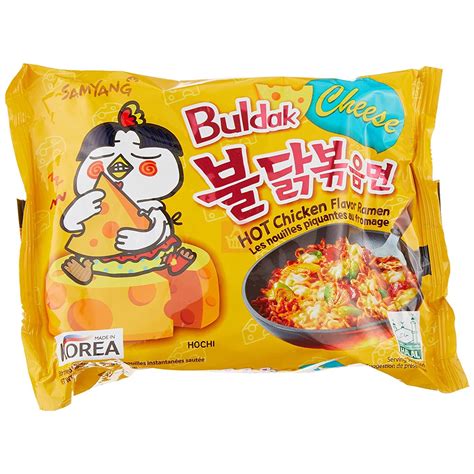 Samyang Buldak Hot Chicken Ramen Cheese Noodles 140gm 5 Packs