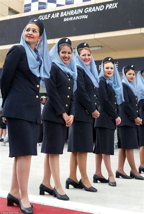 ️Gulf Air🇧🇭 Airline Attendant, Flight Attendant Uniform, Air Hostess ...