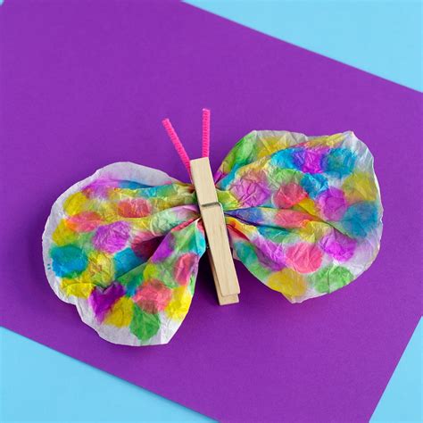 Coffee Filter Butterfly Craft