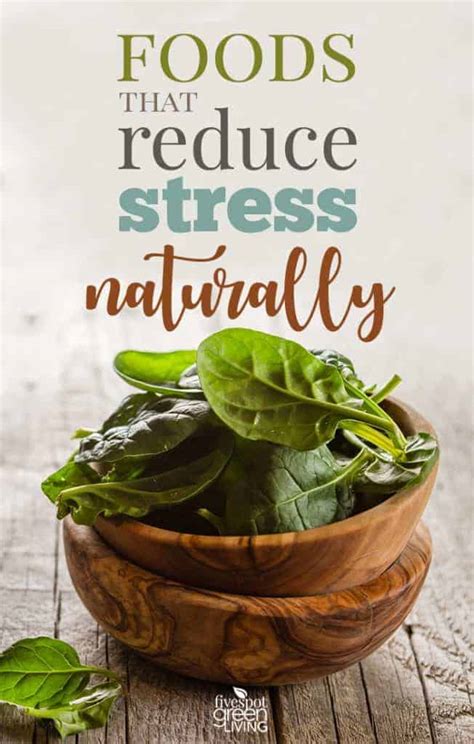 10 Foods that Reduce Stress Naturally - Five Spot Green Living