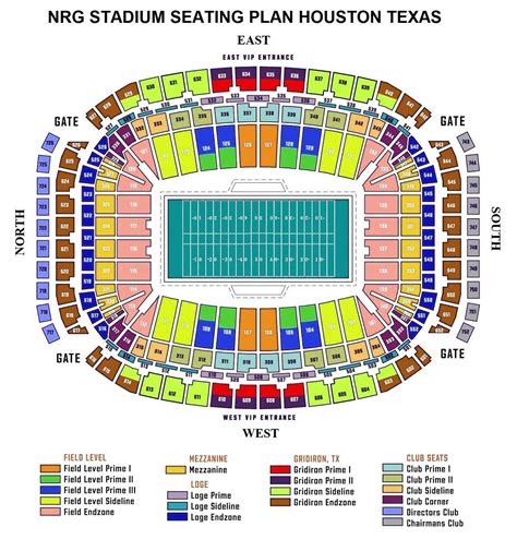 NRG Stadium Seating Plan, Ticket Price, Booking, Parking Map