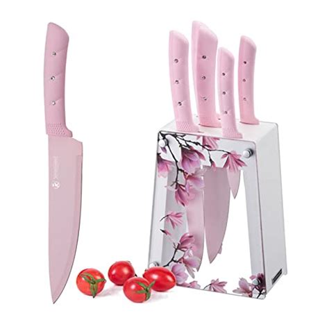 Best Pink Knife Set With Block