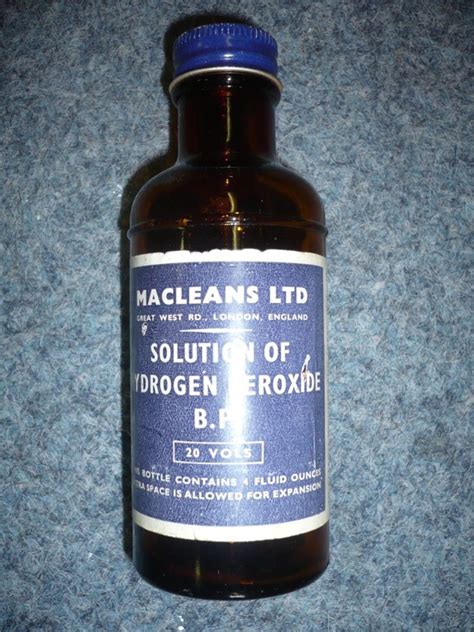 Hydrogen Peroxide bottle - Edinburgh Collected