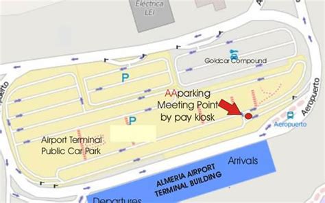 AA Parking - Where to find us at Almeria Airport