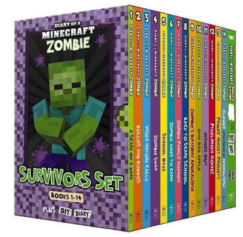 Diary of a Minecraft Zombie: Survivors Set by Zack Zombie, Paperback ...