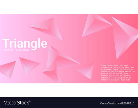 Abstract composition triangle Royalty Free Vector Image