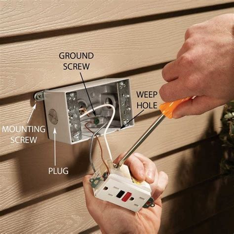 How To Install Outdoor Outlet Box