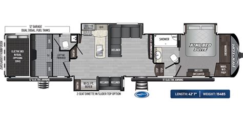 Keystone Rv Toy Hauler Floor Plans - floorplans.click