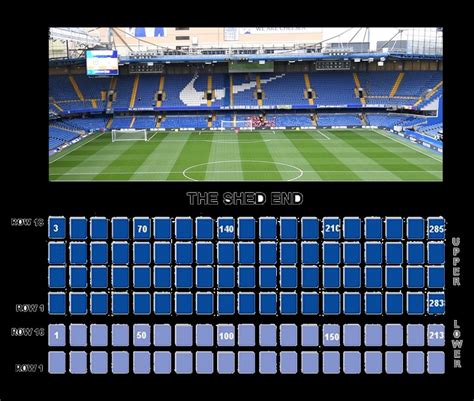 chelsea stadium seating plan | Chelsea stadium, Seating plan, How to plan