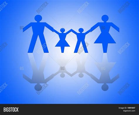 Paper Chain Family Image & Photo (Free Trial) | Bigstock