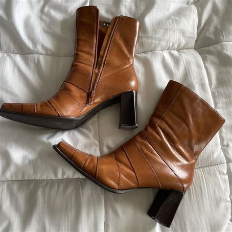 Diba leather boots, perfect for fall 🍂 #fall... - Depop