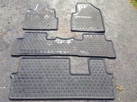 OEM PILOT Rubber Mats ($200) - Complete set of 5 | Honda Pilot - Honda ...