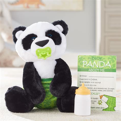 Melissa & Doug 11-Inch Baby Panda Plush Stuffed Animal with Pacifier ...