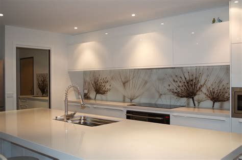 Install a new kitchen printed glass splashbacks to complete a kitchen ...