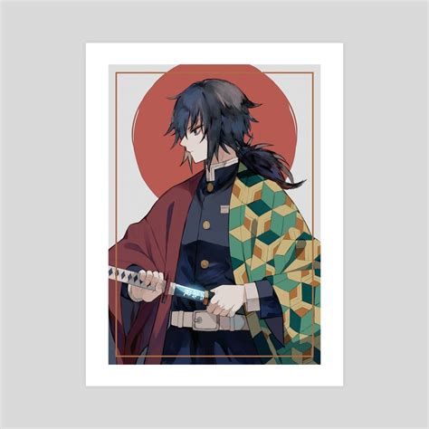 Giyuu FanArt, an art print by Yuniri - INPRNT