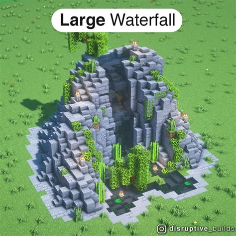 Here is a Large Waterfall design that my friend and I created! : r ...