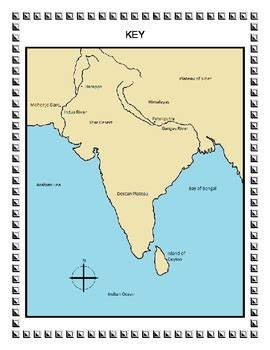 Ancient India Map Activity by LivingThatLibraryLife | TPT