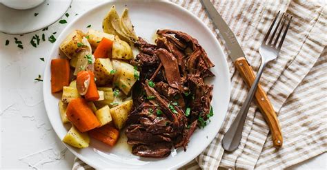 Instant Pot Red Wine Venison Roast - Miss Allie's Kitchen